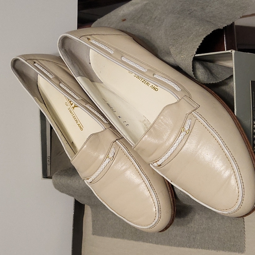 Vintage Bally men's shoes leather stefan